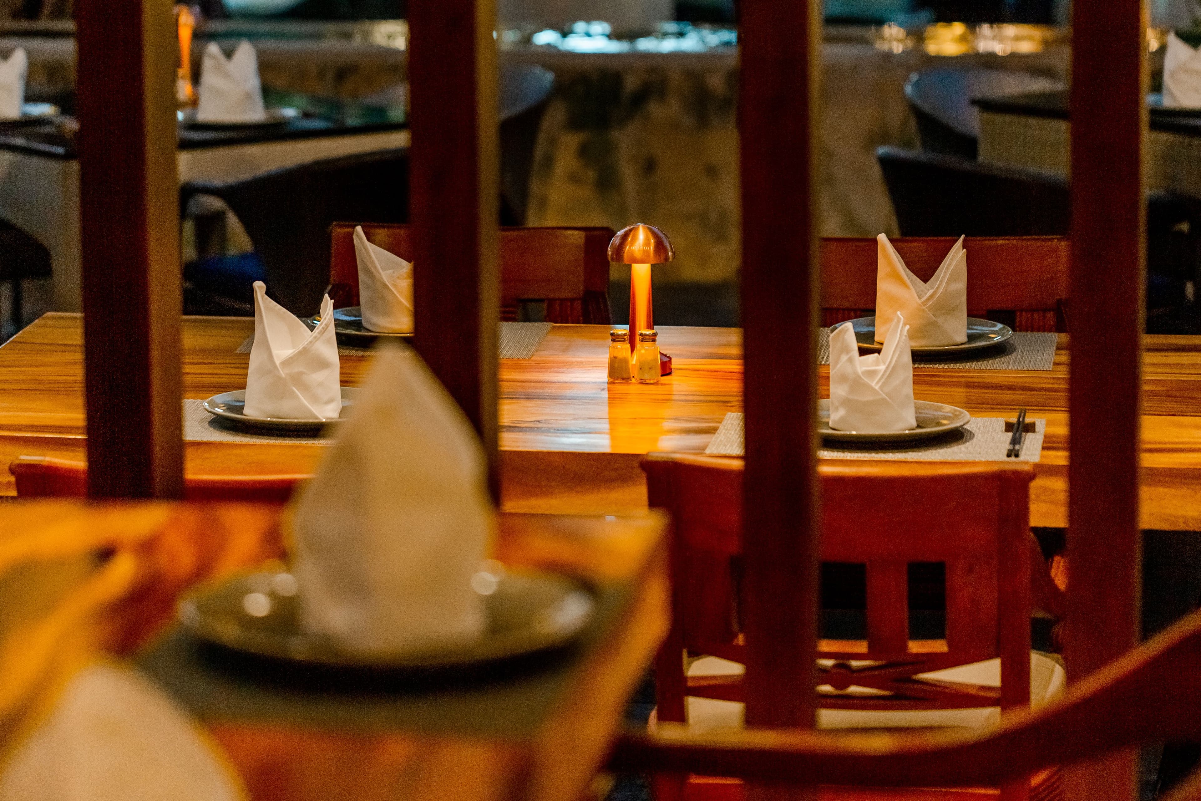 Warm table setting